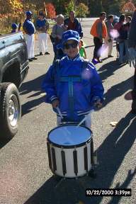 The youngest member with the Banner Carrier!!