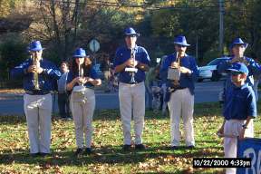 Trumpets during Battle Hymn