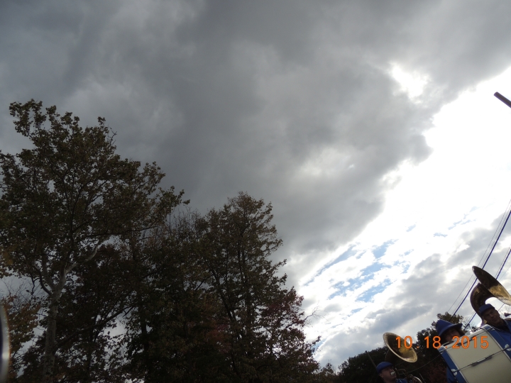 What a beautiful day for a parade! SNOW!